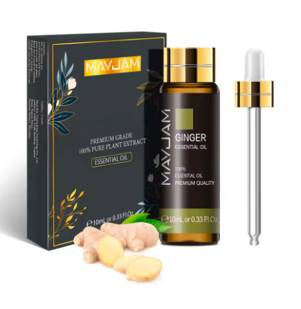 Ginger Essential Oil – 10ml by MAYJAM